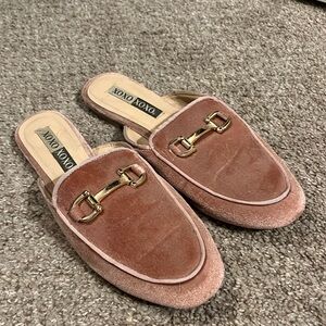 XOXO Velvet Mules